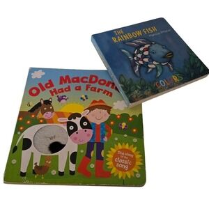 Kids Book Bundle/ Old MacDonald Had a Farm and The Rainbow Fish